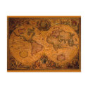 ANTIQUE MAP postcards