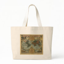 Antique Map Series Tote Bag