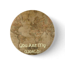 Antique Map Series Button