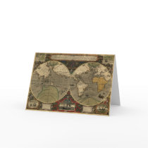 Antique Map Series Greeting Card