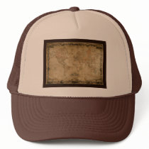 Antique Map Series Mesh Hat