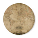 Antique Map Series magnets