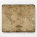 Antique Map Series mousepads by RavenSpiritPrints Antique Map Series mousepads