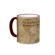 Antique Map Series mugs