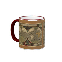 Antique Map Series mugs