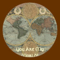 Antique Map Series stickers