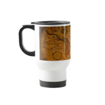 ANTIQUE MAP Travel Mug