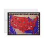 Antique Map United State America Change of Address Custom Invites