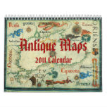 Antique Maps 2011 Calendar, Cartographer Old