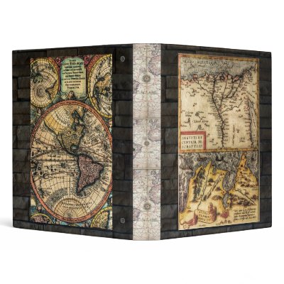 Antique Maps Binder by pageofhistory
