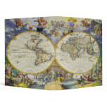 Antique Maps - Circulas, by GalleryGifts 3 Ring Binders