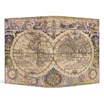 Antique Maps - World Discoveries, by GalleryGifts Vinyl Binder