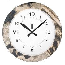 Antique Marble Pattern Old Stone wall clocks