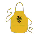 Antique Mardi Gras Fleur Apron