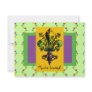 Antique Mardi Gras Fleur Invitation