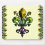 Antique Mardi Gras Fleur Mousepads