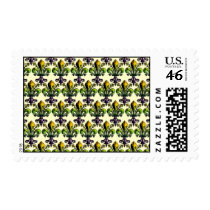 Antique Mardi Gras Fleur Stamps