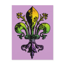 Antique Mardi Gras Fleur Post Cards