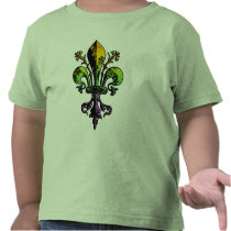 Antique Mardi Gras Fleur T-shirt