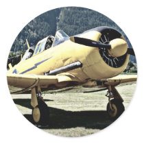 Antique Museum Plane Sticker