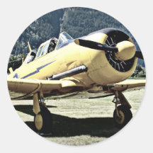 Antique Museum Plane Sticker