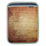 Antique Music Ipad Sleeves