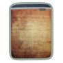 Antique Music Ipad Sleeves