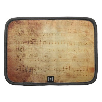 Antique Music Folio Planners