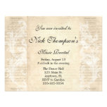 Antique Music Recital Invitation