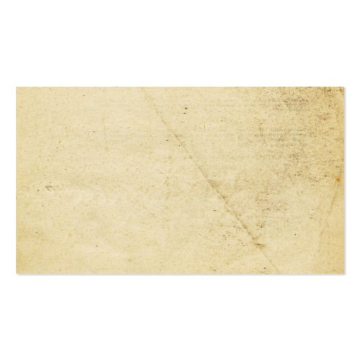 Antique Natural Paper Flowers Business Card Template (back side)