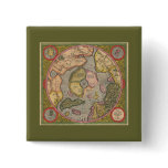 Antique North Pole Map Pin