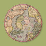Antique North Pole Map Magnet
