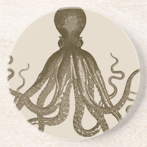 Antique Octopus Coasters