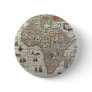 Antique Old World Map of Africa, c. 1635 Buttons