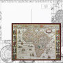 Antique Old World Map of Africa, c. 1635 Postcards