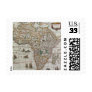 Antique Old World Map of Africa, c. 1635 Stamps