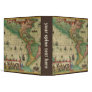 Antique Old World Map of the Americas, 1606 Binders