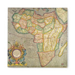 Antique Old World Mercator Map of Africa, 1633 Magnets