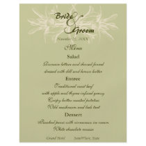 Antique Olive Floral flyers