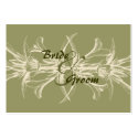 Antique Olive Floral Save the Date profilecard