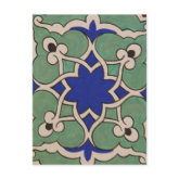 Antique OTTOMAN Islamic Tile Design postcard