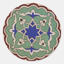 Antique OTTOMAN Islamic Tile Design Stickers