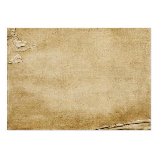 Antique Paper Table Place Card Business Card Template (back side)