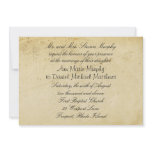 Antique Papers Wedding Invitation