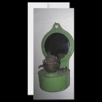 Antique Parafin Lamp rack cards