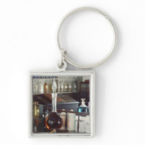 Antique pharmacy bottles keychain