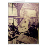 Antique Photo Statue of Liberty Factory Greeting Cards Antique Photo Statue of Liberty Factory Greeting Cards