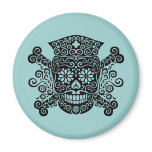 Antique Pirate Nurse Fridge Magnet