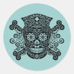 Antique Pirate Nurse Round Sticker