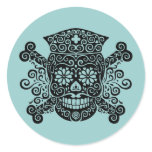 Antique Pirate Nurse Round Sticker
